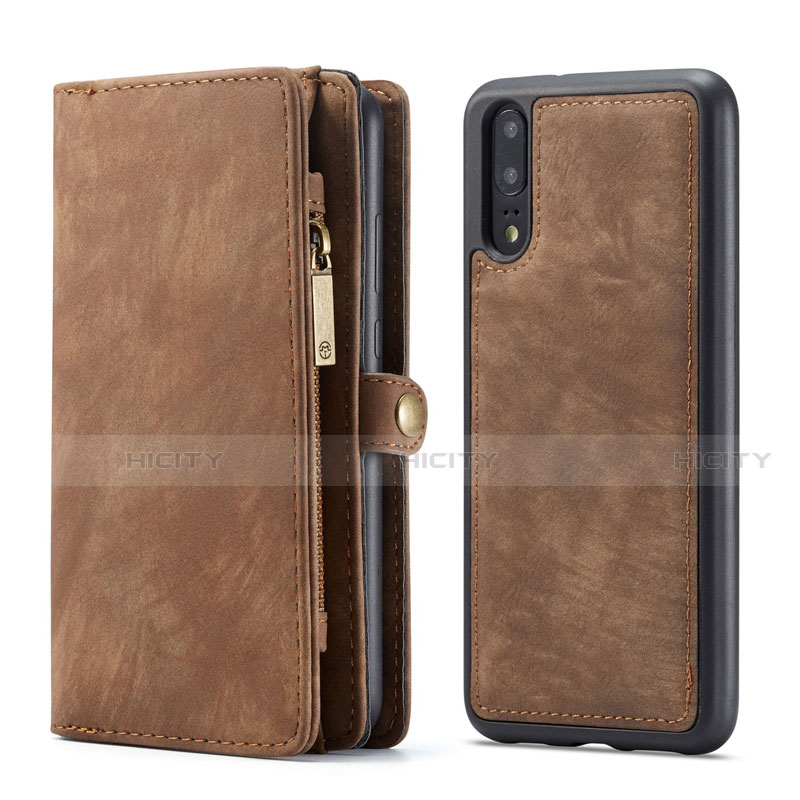 Handytasche Stand Schutzhülle Leder Hülle G02 für Huawei P20