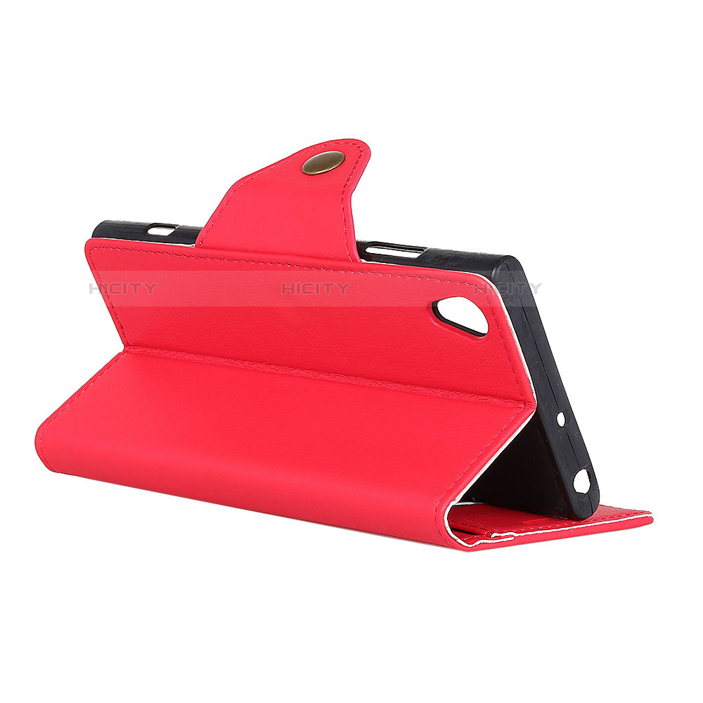 Handytasche Stand Schutzhülle Leder Hülle L01 für Alcatel 1