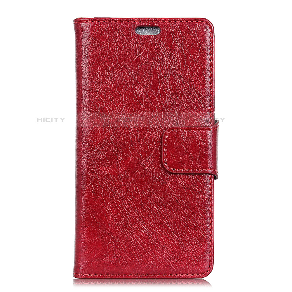 Handytasche Stand Schutzhülle Leder Hülle L01 für Asus Zenfone 5 Lite ZC600KL Rot