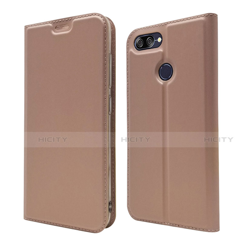 Handytasche Stand Schutzhülle Leder Hülle L01 für Asus Zenfone Max Plus M1 ZB570TL Rosegold