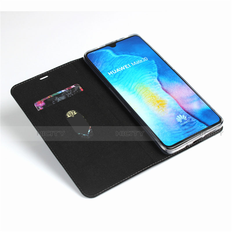 Handytasche Stand Schutzhülle Leder Hülle L01 für Huawei Mate 20 groß