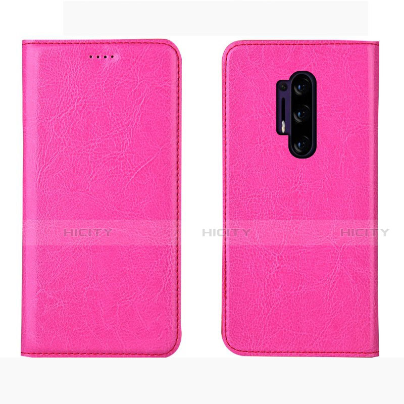 Handytasche Stand Schutzhülle Leder Hülle L01 für OnePlus 8 Pro Pink