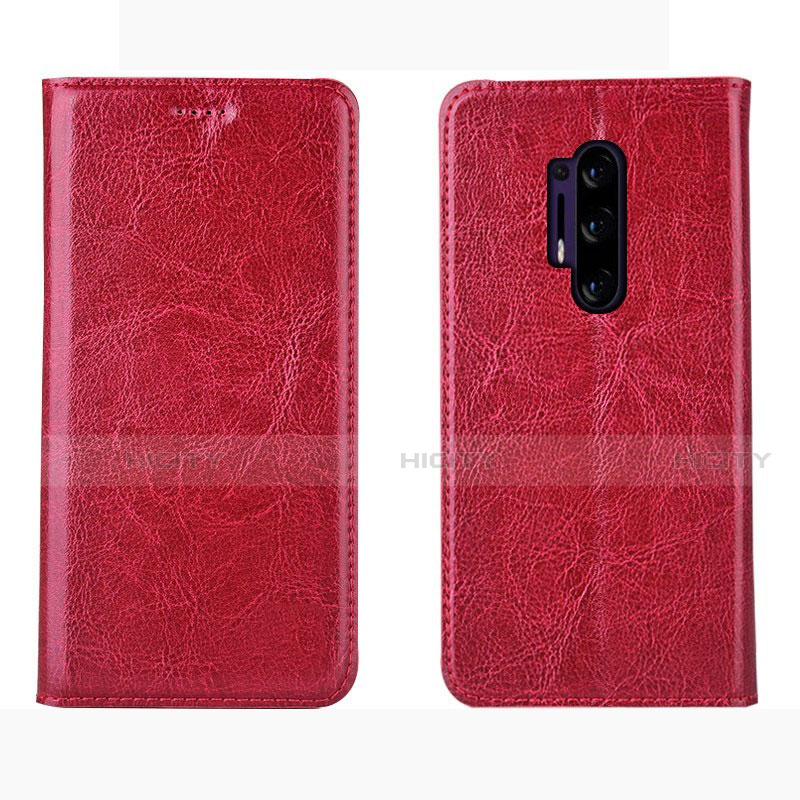 Handytasche Stand Schutzhülle Leder Hülle L01 für OnePlus 8 Pro Rot