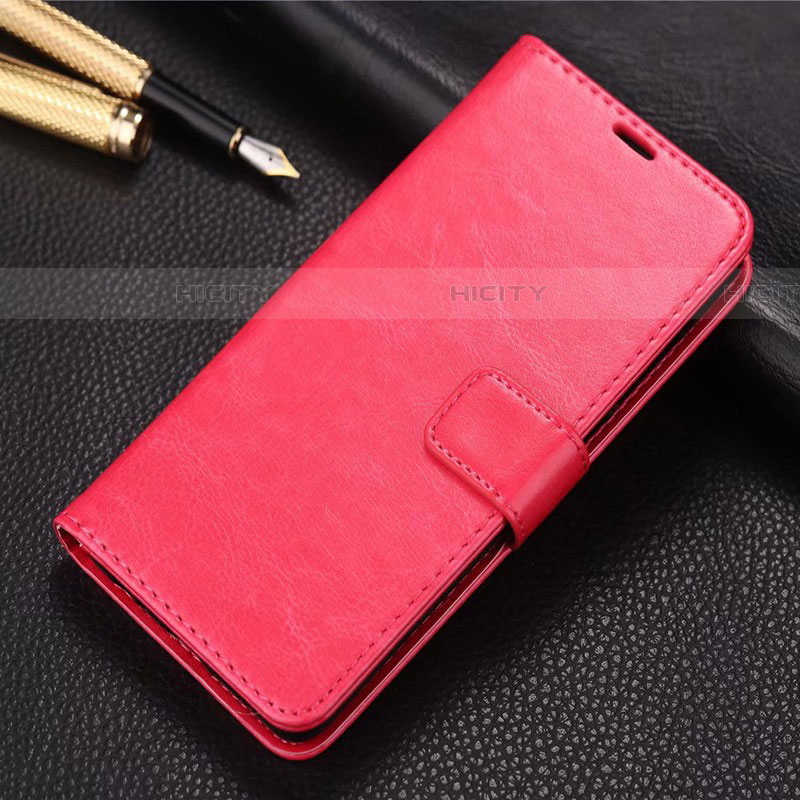 Handytasche Stand Schutzhülle Leder Hülle L01 für Oppo K5 Rot