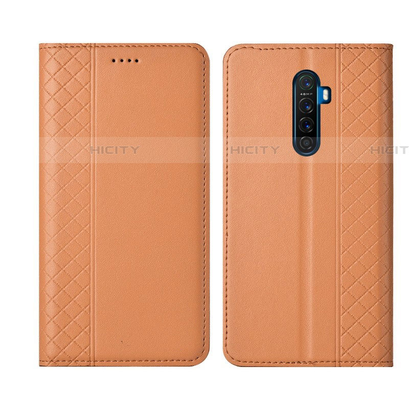 Handytasche Stand Schutzhülle Leder Hülle L01 für Oppo Reno Ace Orange Plus