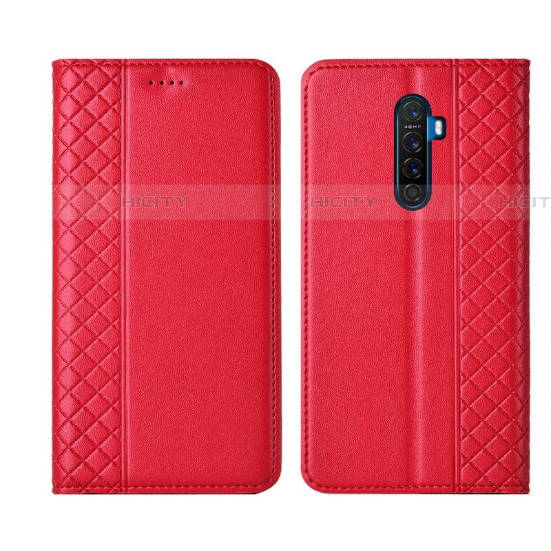 Handytasche Stand Schutzhülle Leder Hülle L01 für Realme X2 Pro Rot