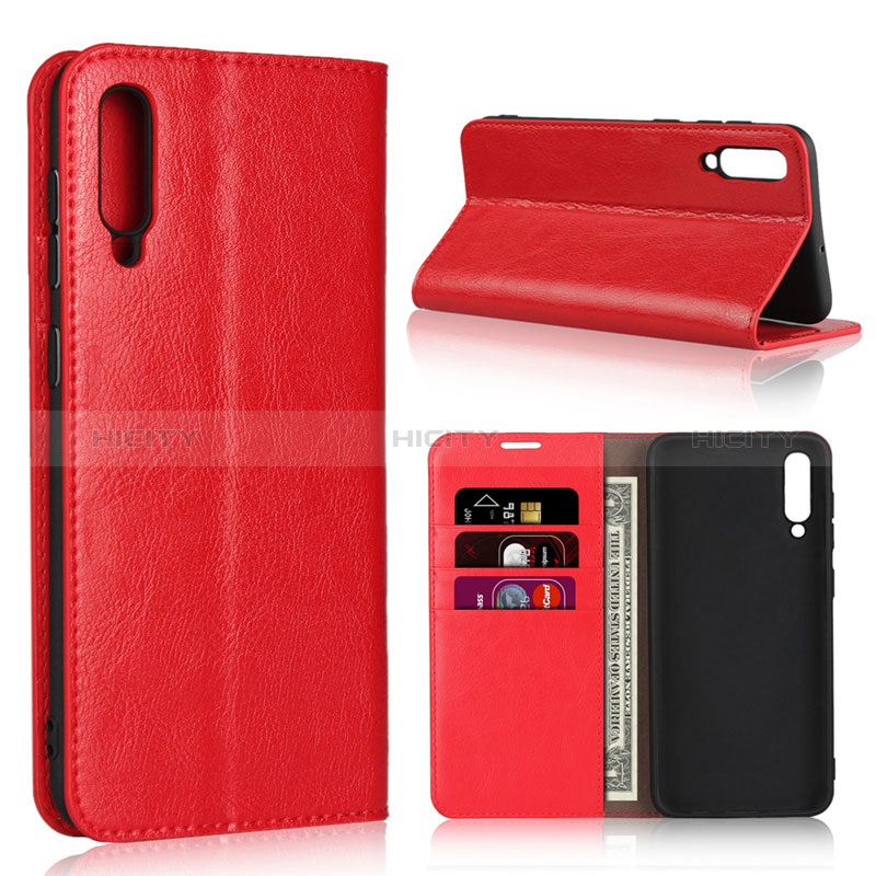 Handytasche Stand Schutzhülle Leder Hülle L01 für Samsung Galaxy A50S Rot