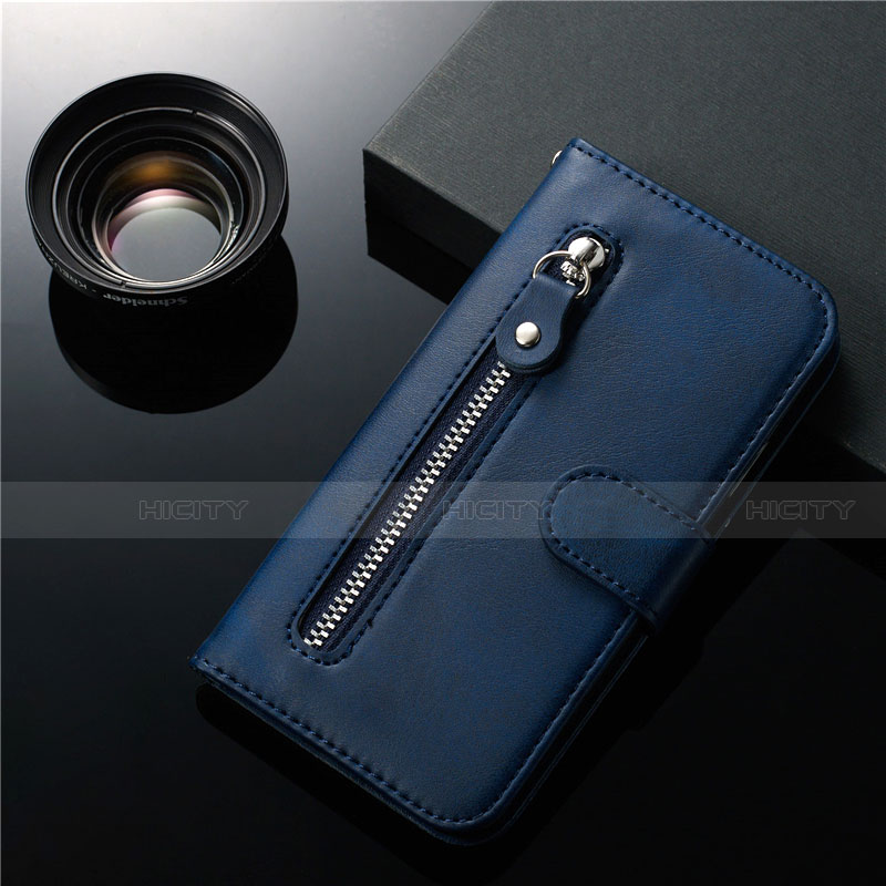 Handytasche Stand Schutzhülle Leder Hülle L01 für Samsung Galaxy S20 Plus Blau