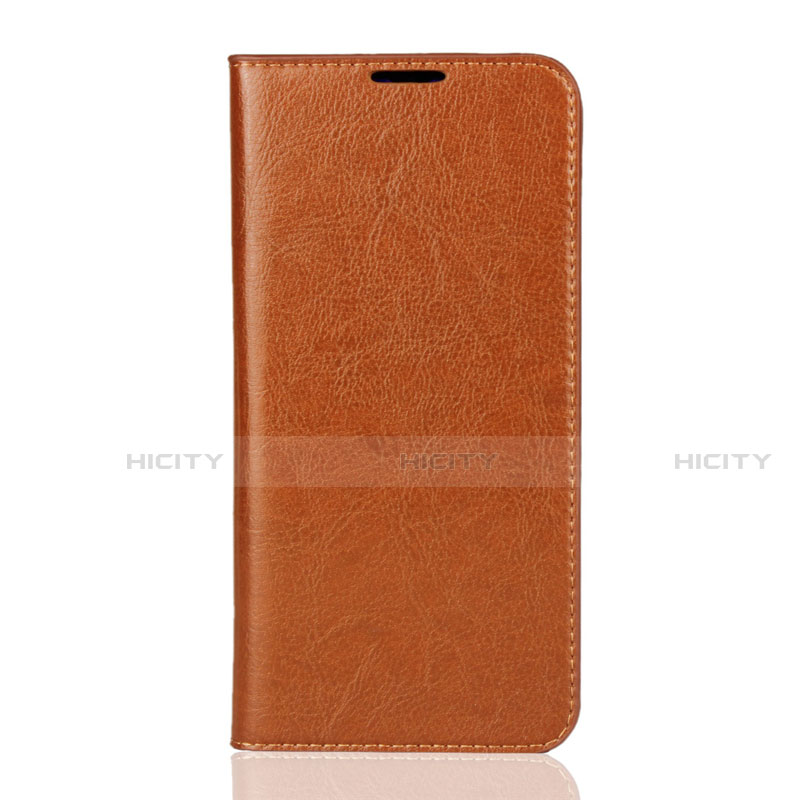 Handytasche Stand Schutzhülle Leder Hülle L01 für Xiaomi Mi 9 Orange