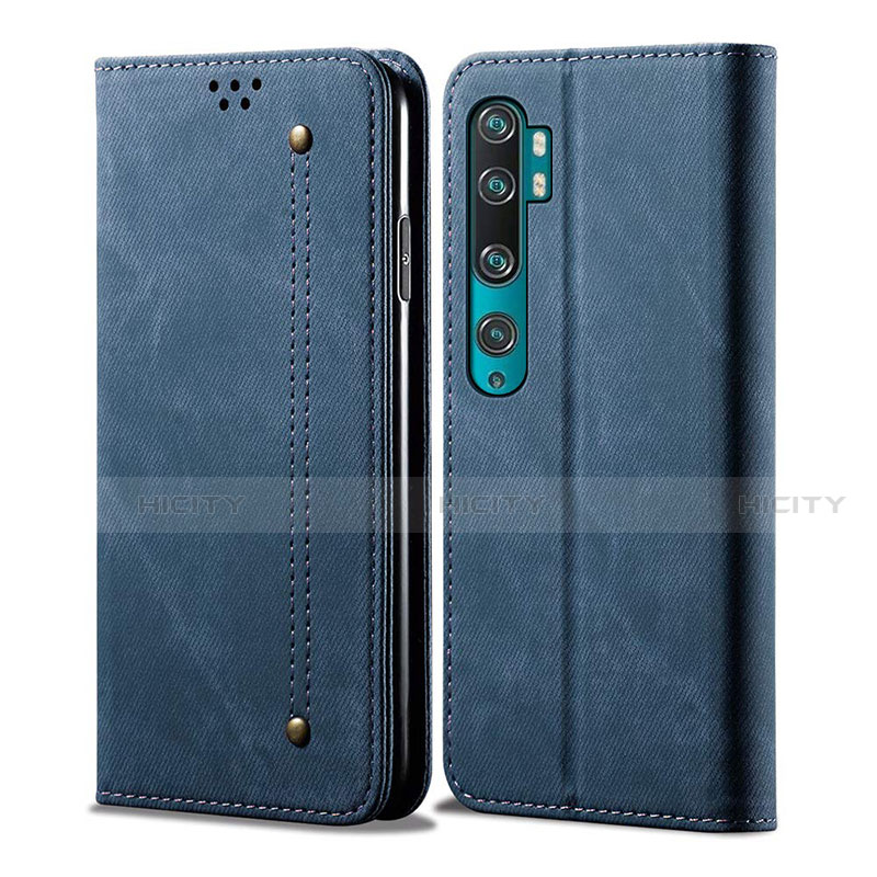 Handytasche Stand Schutzhülle Leder Hülle L01 für Xiaomi Mi Note 10 Blau