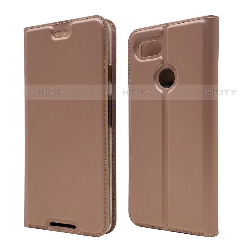 Handytasche Stand Schutzhülle Leder Hülle L02 für Google Pixel 3 Rosegold Plus