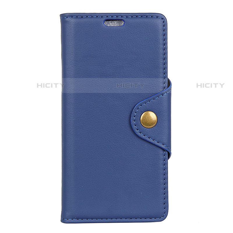 Handytasche Stand Schutzhülle Leder Hülle L02 für HTC U12 Life Blau