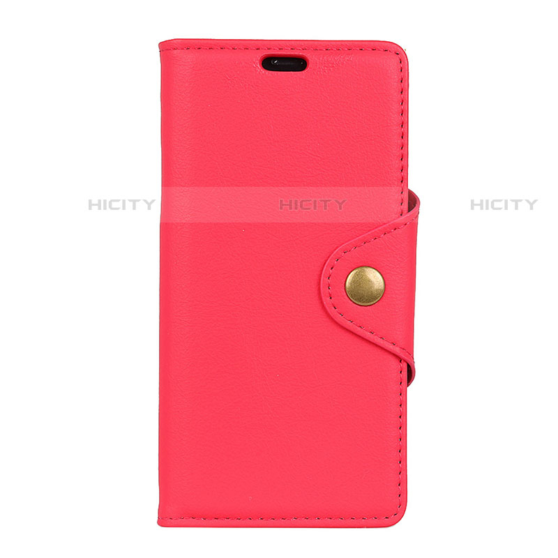 Handytasche Stand Schutzhülle Leder Hülle L02 für HTC U12 Life Rot