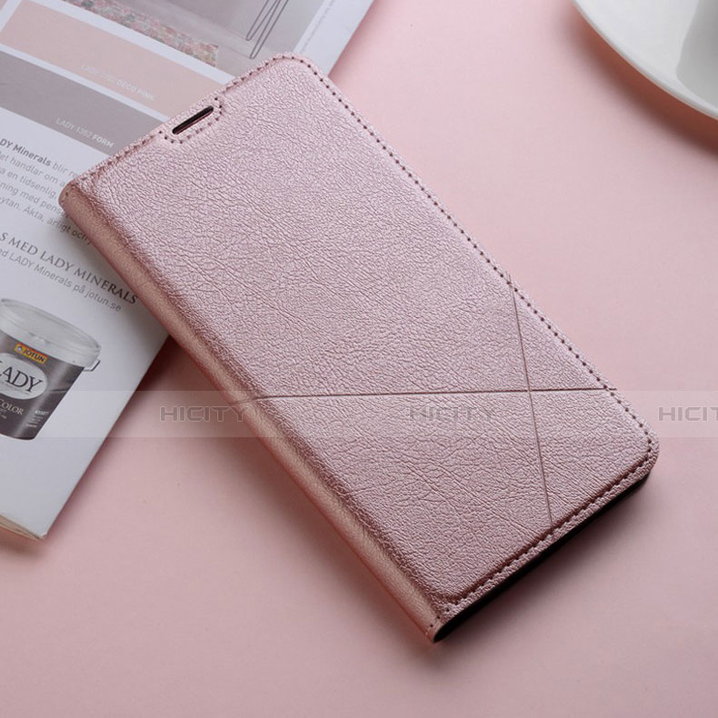 Handytasche Stand Schutzhülle Leder Hülle L02 für Huawei Honor 9X Pro Rosegold