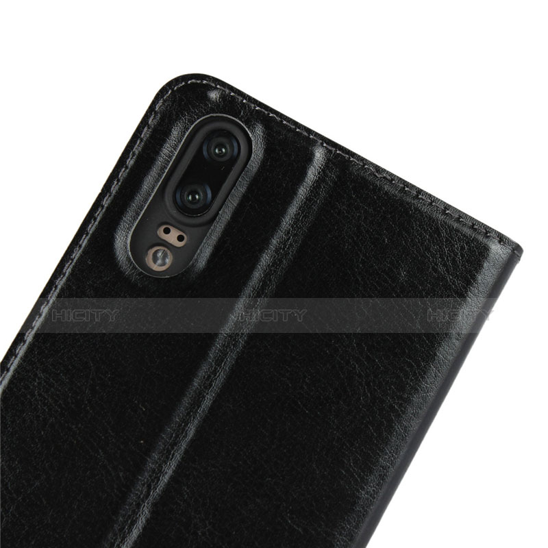 Handytasche Stand Schutzhülle Leder Hülle L02 für Huawei P20