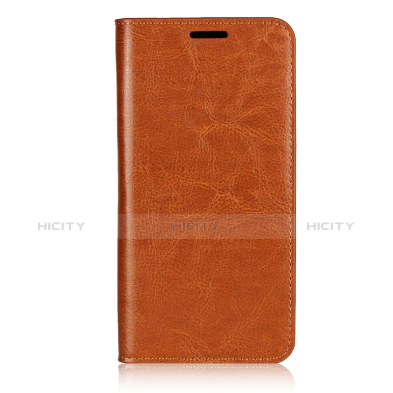 Handytasche Stand Schutzhülle Leder Hülle L02 für Huawei P20 Pro Orange