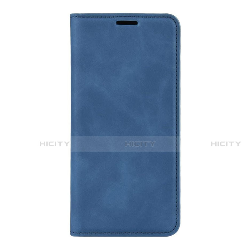 Handytasche Stand Schutzhülle Leder Hülle L02 für Huawei P40 Blau