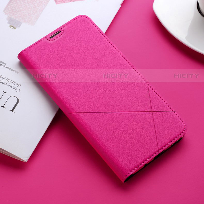 Handytasche Stand Schutzhülle Leder Hülle L02 für Huawei Y9s Pink