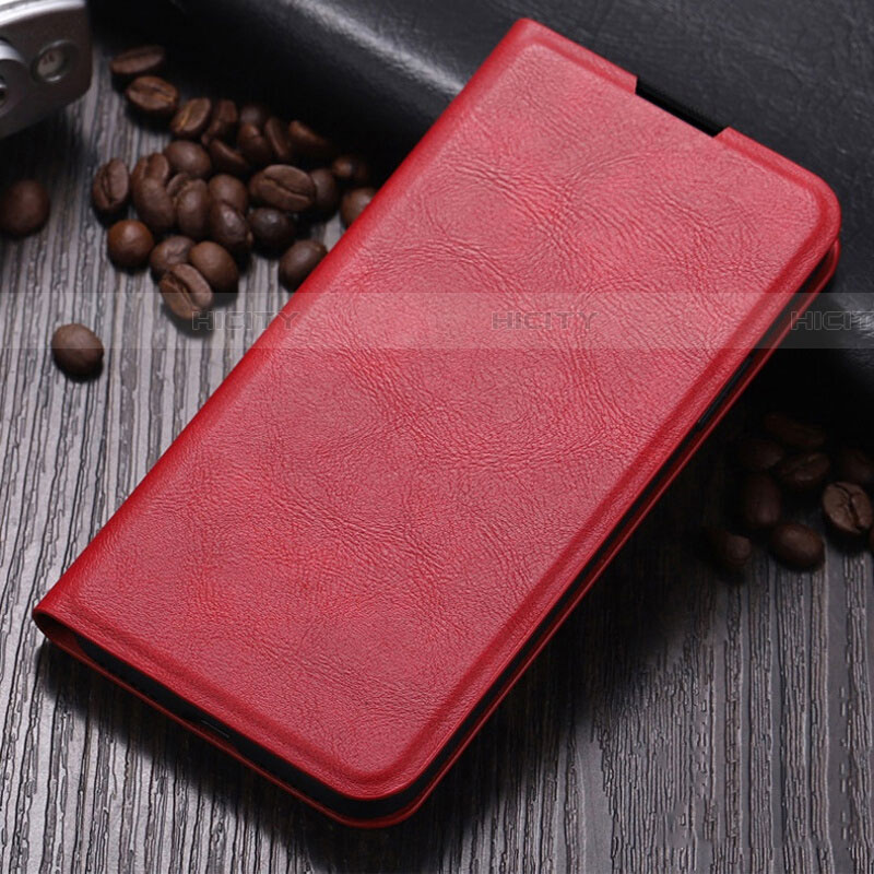 Handytasche Stand Schutzhülle Leder Hülle L02 für Oppo A11 Rot Plus