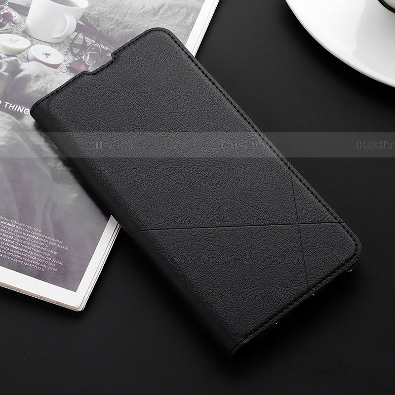 Handytasche Stand Schutzhülle Leder Hülle L02 für Oppo K5 Schwarz