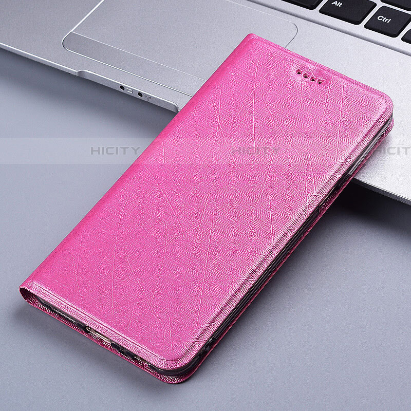 Handytasche Stand Schutzhülle Leder Hülle L02 für Samsung Galaxy M60s Rosa