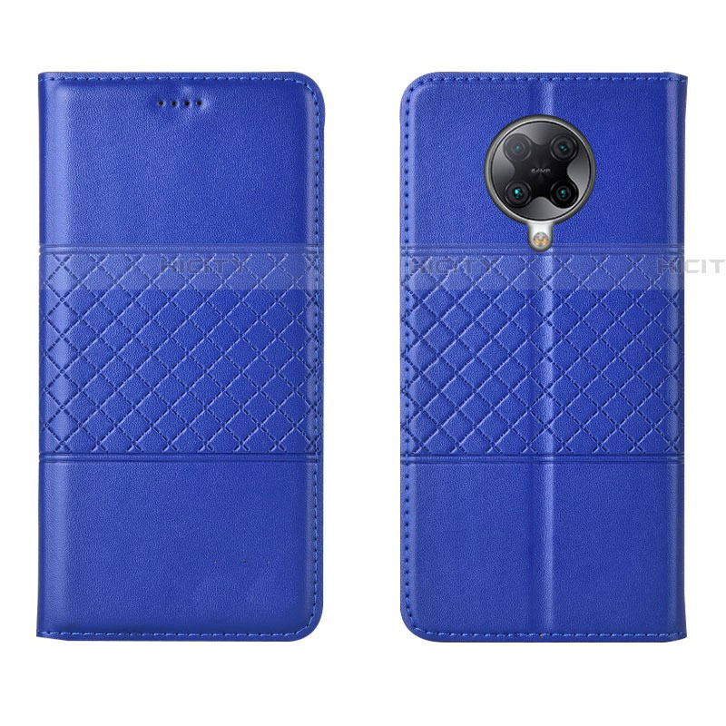 Handytasche Stand Schutzhülle Leder Hülle L02 für Xiaomi Poco F2 Pro Blau