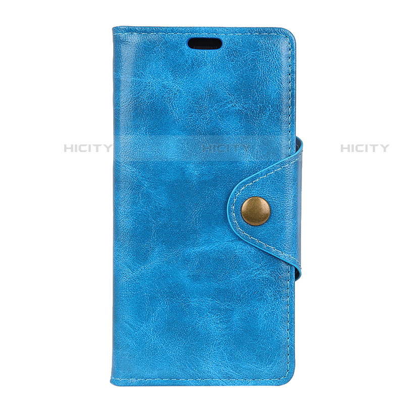 Handytasche Stand Schutzhülle Leder Hülle L03 für HTC Desire 12S Blau