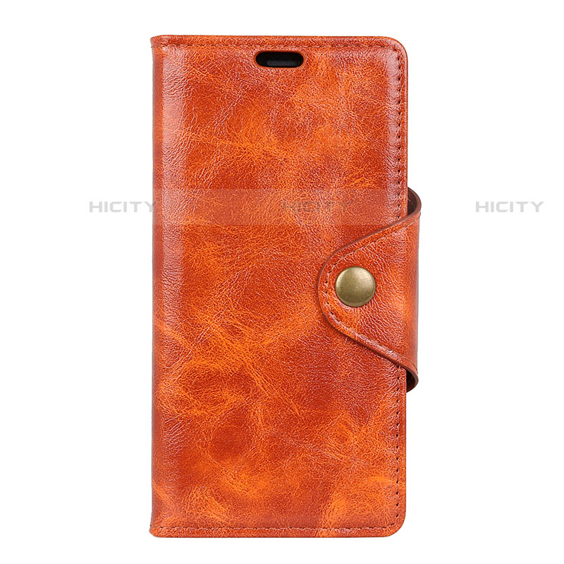 Handytasche Stand Schutzhülle Leder Hülle L03 für HTC Desire 12S Orange