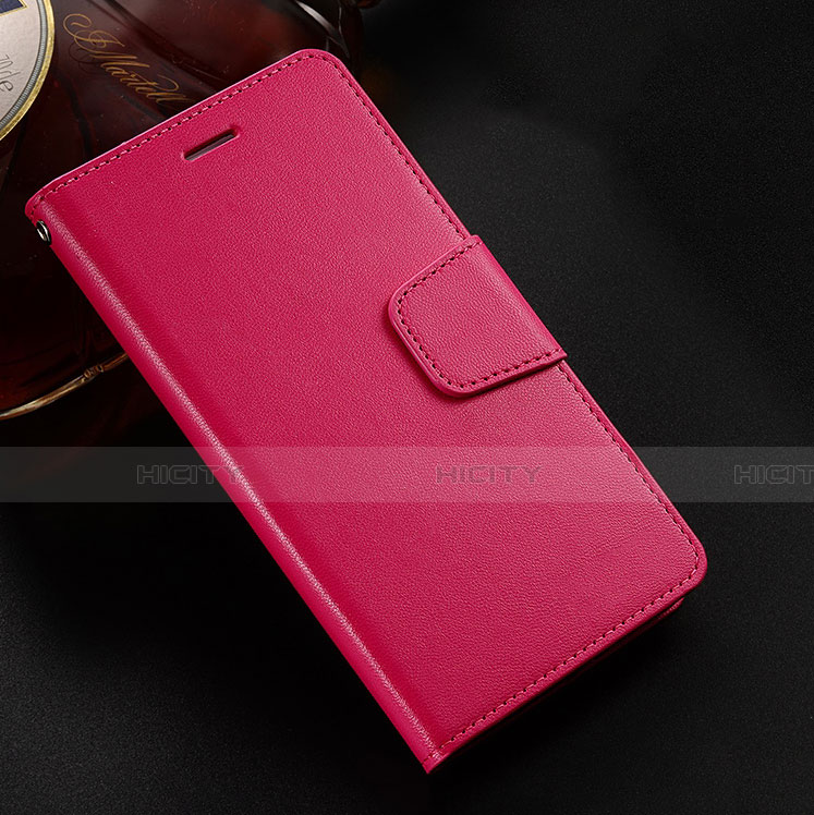 Handytasche Stand Schutzhülle Leder Hülle L03 für Huawei Honor V10 Lite Rot