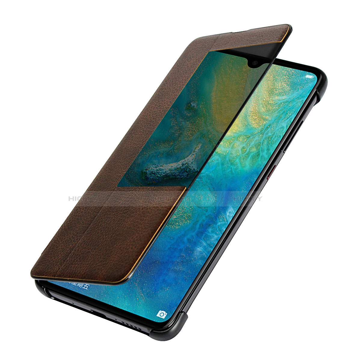 Handytasche Stand Schutzhülle Leder Hülle L03 für Huawei Mate 20