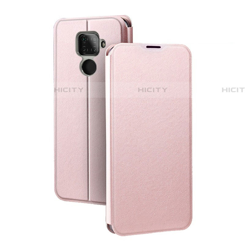 Handytasche Stand Schutzhülle Leder Hülle L03 für Huawei Nova 5i Pro Rosegold