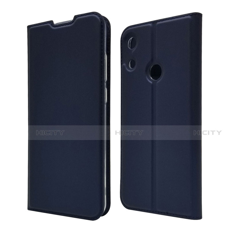 Handytasche Stand Schutzhülle Leder Hülle L03 für Huawei Y6 (2019) Blau