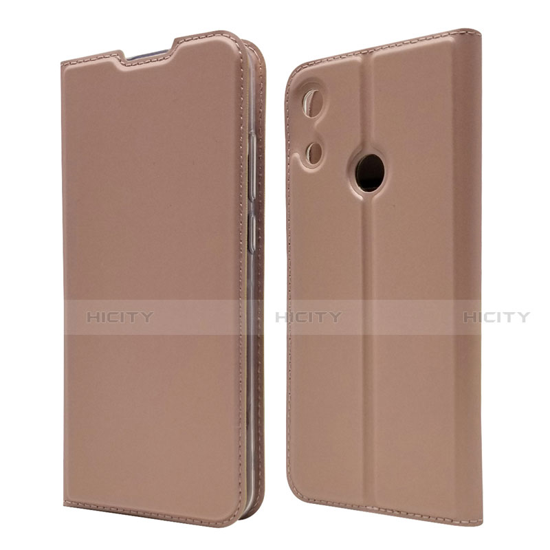 Handytasche Stand Schutzhülle Leder Hülle L03 für Huawei Y6 (2019) Rosegold