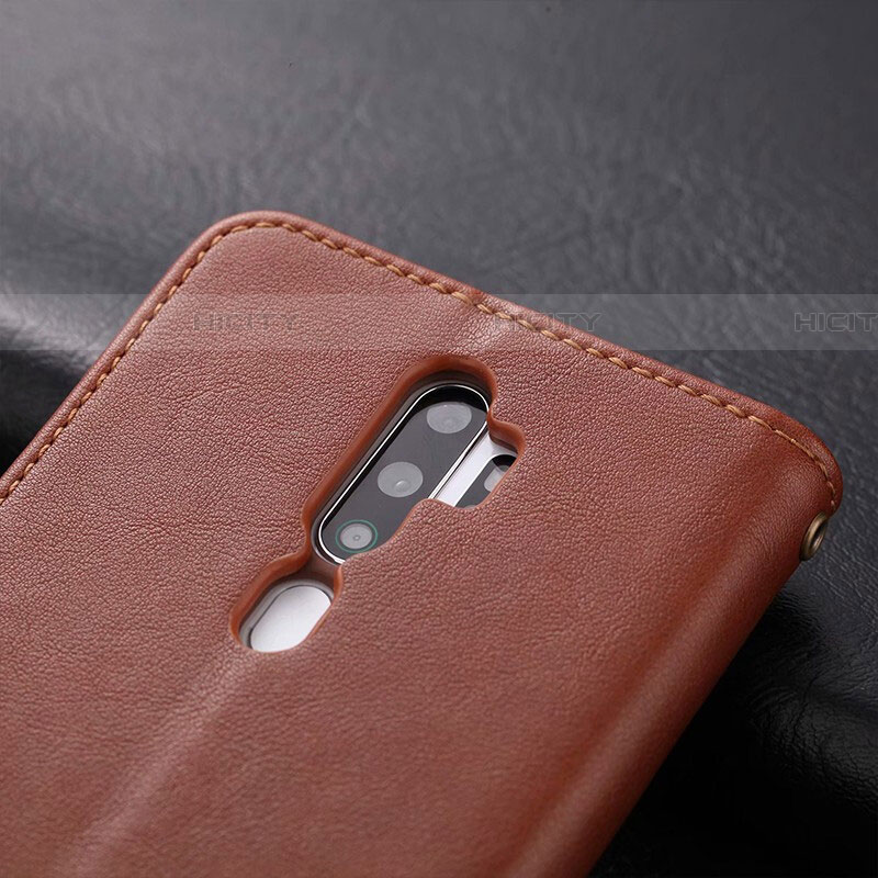 Handytasche Stand Schutzhülle Leder Hülle L03 für Oppo A11 groß