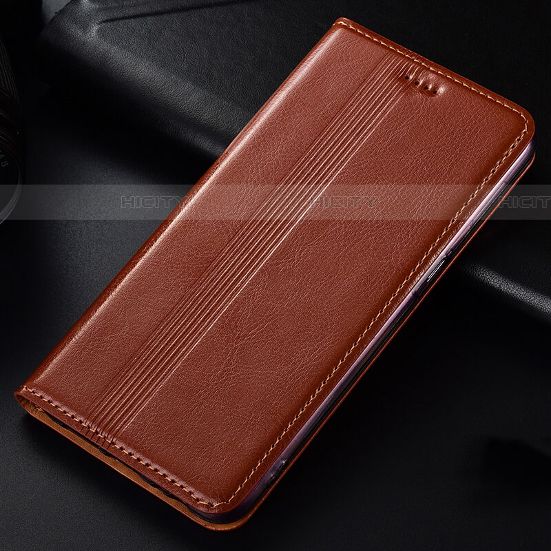 Handytasche Stand Schutzhülle Leder Hülle L03 für Samsung Galaxy A81 Orange