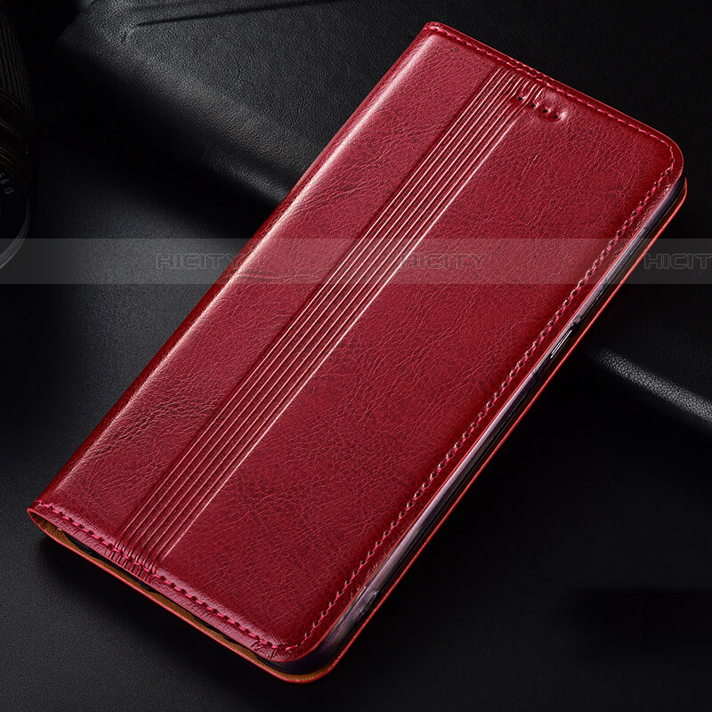 Handytasche Stand Schutzhülle Leder Hülle L03 für Samsung Galaxy A81 Rot