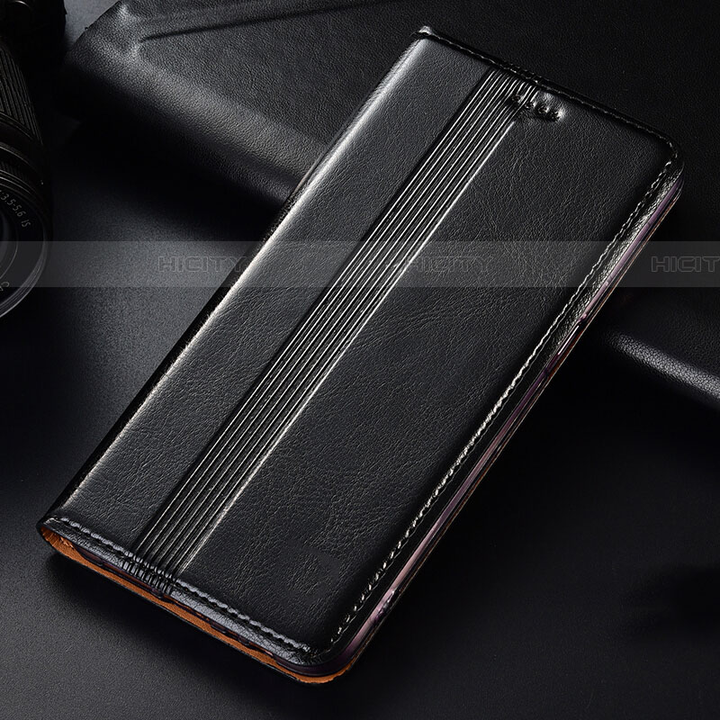 Handytasche Stand Schutzhülle Leder Hülle L03 für Samsung Galaxy A81 Schwarz Plus