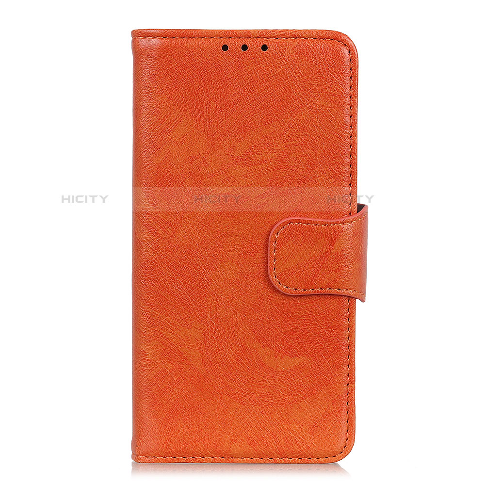 Handytasche Stand Schutzhülle Leder Hülle L04 für Alcatel 3 (2019) Orange