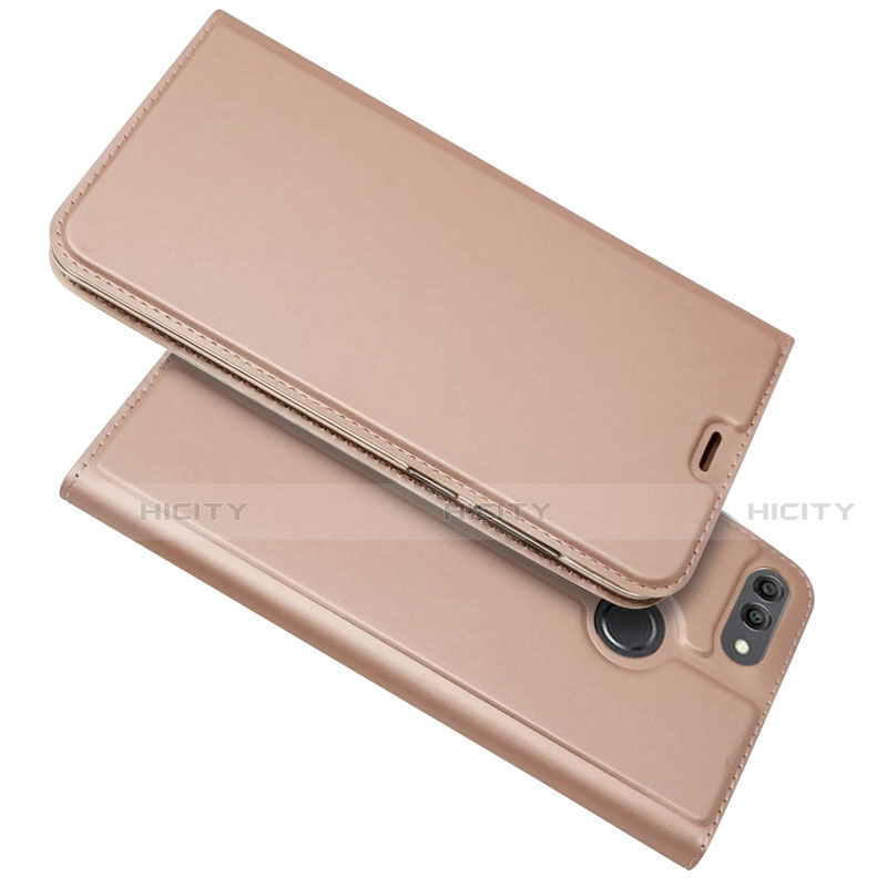 Handytasche Stand Schutzhülle Leder Hülle L04 für Huawei Enjoy 8 Plus