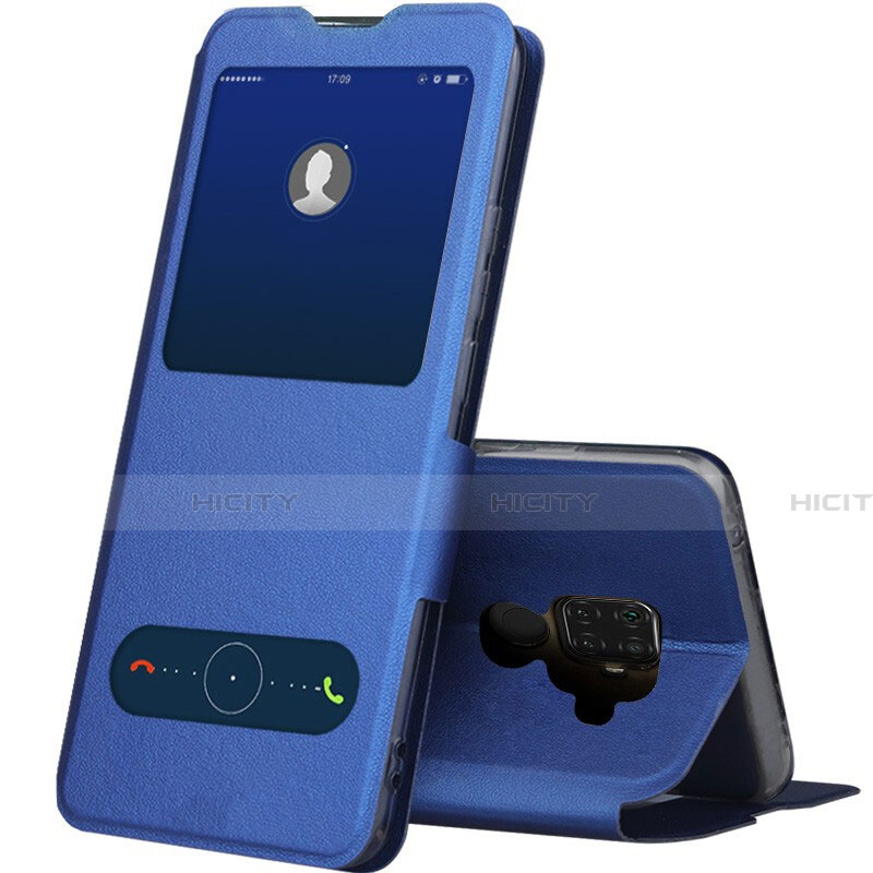 Handytasche Stand Schutzhülle Leder Hülle L04 für Huawei Mate 30 Lite Blau