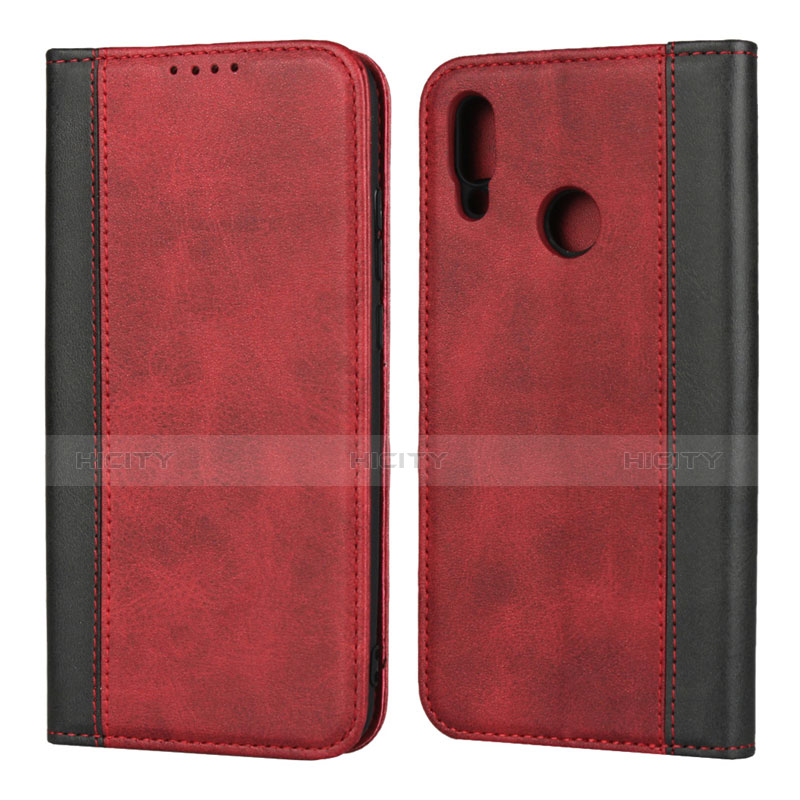 Handytasche Stand Schutzhülle Leder Hülle L04 für Huawei P Smart (2019) Rot