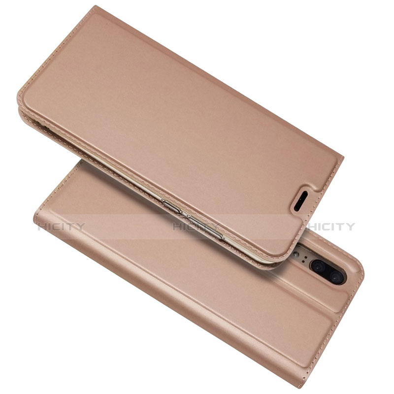 Handytasche Stand Schutzhülle Leder Hülle L04 für Huawei P20