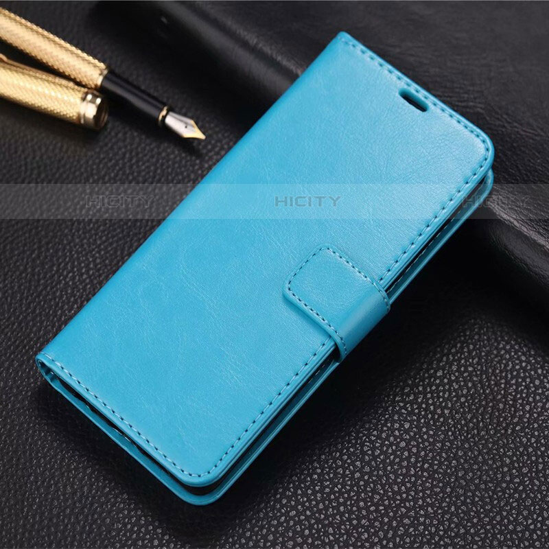 Handytasche Stand Schutzhülle Leder Hülle L04 für Huawei Y9s Hellblau