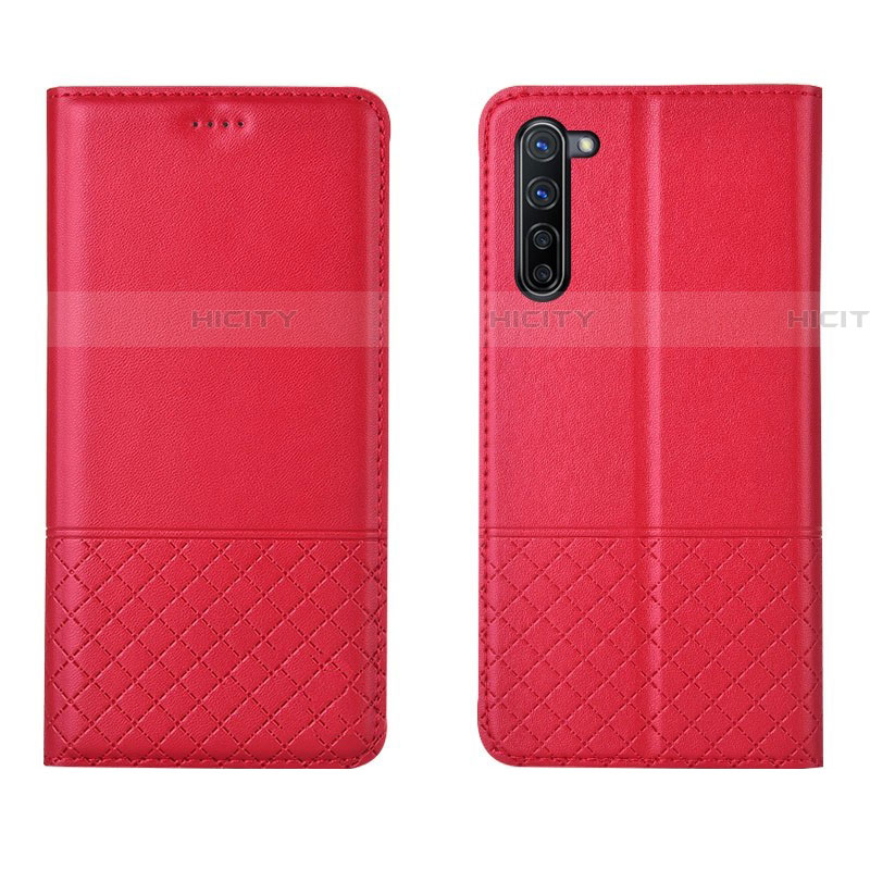 Handytasche Stand Schutzhülle Leder Hülle L04 für Oppo Find X2 Lite Rot