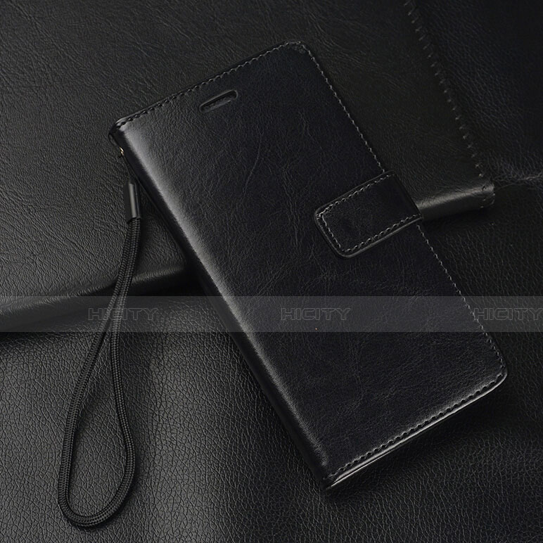 Handytasche Stand Schutzhülle Leder Hülle L04 für Oppo Reno2 Schwarz