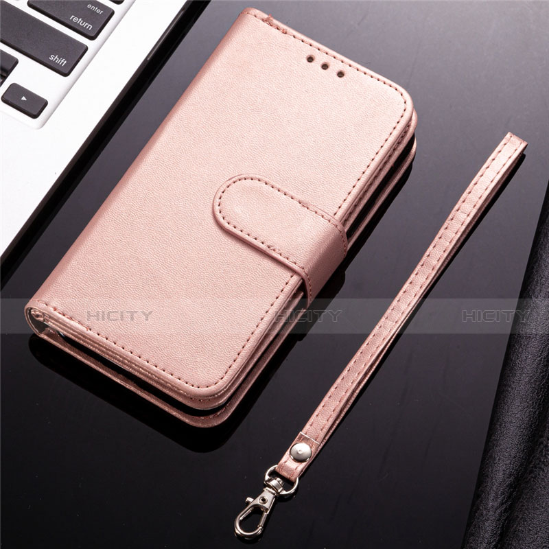 Handytasche Stand Schutzhülle Leder Hülle L04 für Samsung Galaxy S20 Plus 5G Rosegold Plus