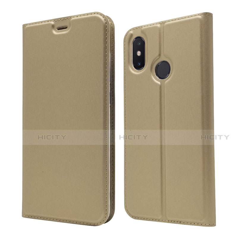 Handytasche Stand Schutzhülle Leder Hülle L04 für Xiaomi Mi 8 Gold