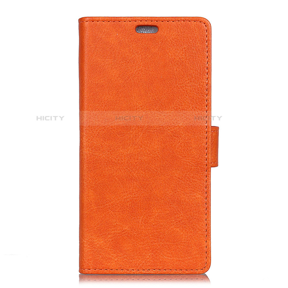 Handytasche Stand Schutzhülle Leder Hülle L05 für Asus Zenfone Max Plus M1 ZB570TL Orange