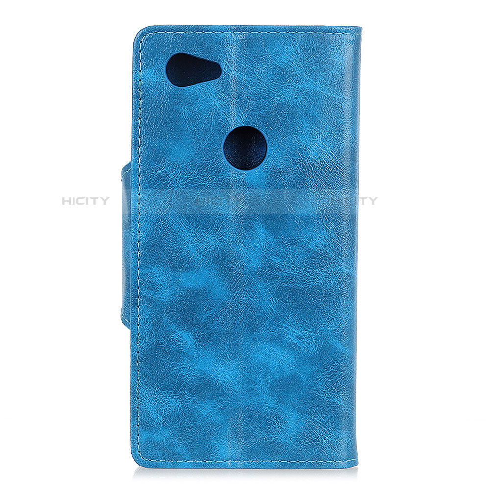 Handytasche Stand Schutzhülle Leder Hülle L05 für Google Pixel 3a XL Blau