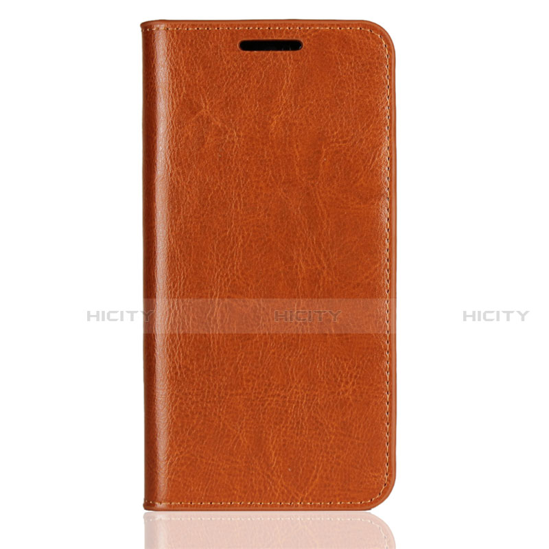 Handytasche Stand Schutzhülle Leder Hülle L05 für Huawei P20 Lite Orange